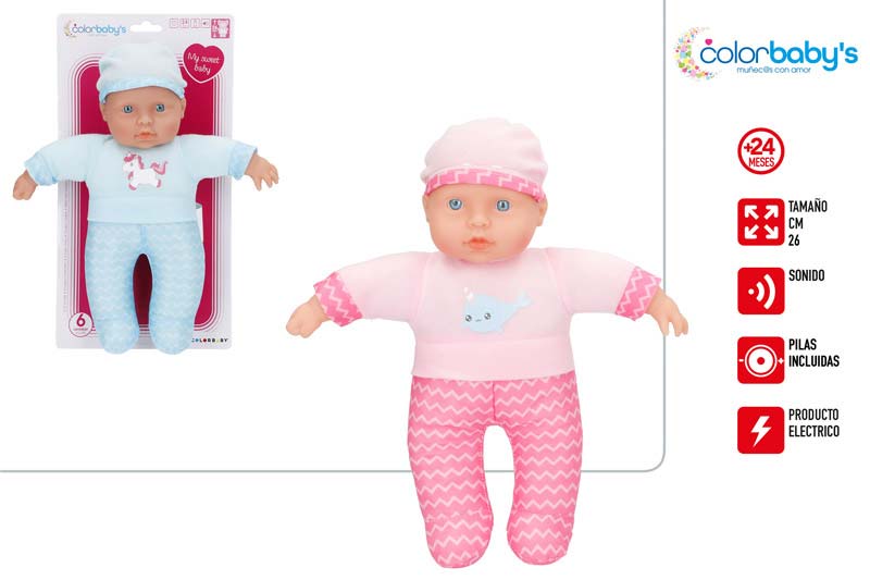 DOJENČEK Z ZVOKOM 30X16CM