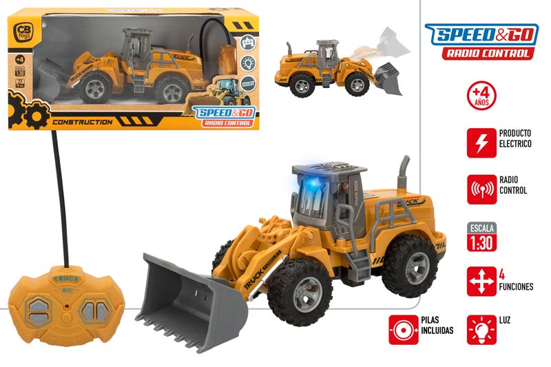 BAGER NA DALJINSKO UPRAVLJANJE Z LUČJO BATERIJE VKLJUČENE 1:30 30X14CM