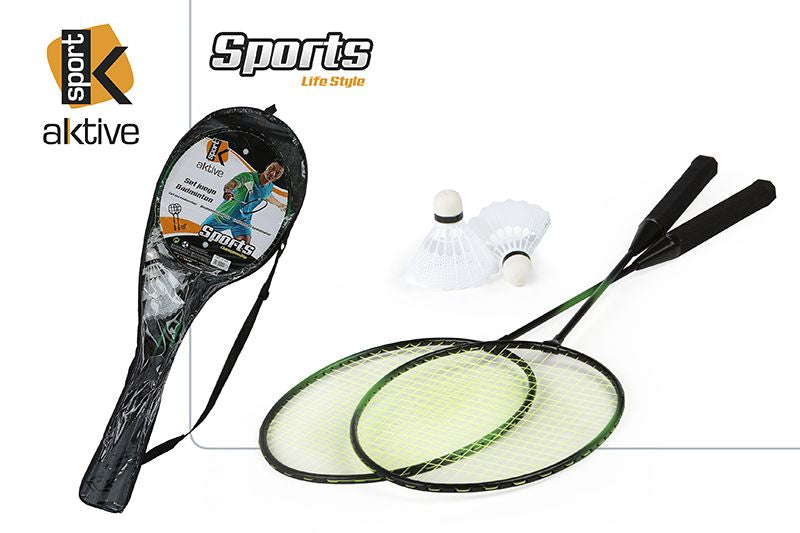 LOPARJA BADMINTON + ŽOGICE 66X22CM
