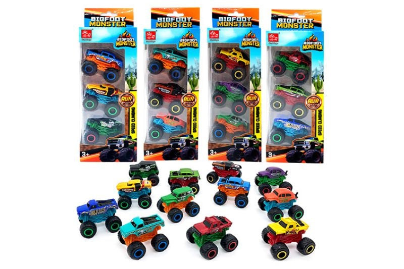 BIGFOOT MONSTER 3 VOZILA 25X9CM