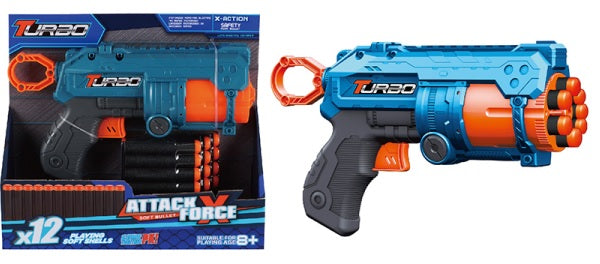 PIŠTOLA NA MEHKE NABOJE 24X20CM