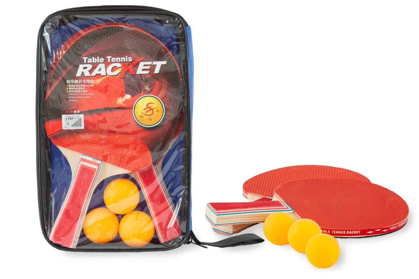 NAMIZNI TENIS SET 2 LOPARJA IN 3 ŽOGICE 26X15CM