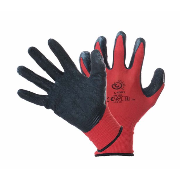ROKAVICE L4001 | Rokavice naylon latex ŠT: 11