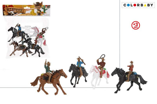 KAVBOJSKI SET 4 FIGURE 24X21CM