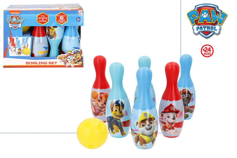 BOWLING SET PAW PATROL 25X18,5CM