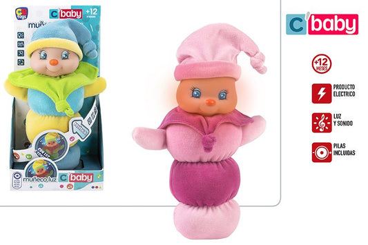 LUTKA Z ZVOKOM +12M 24x12CM