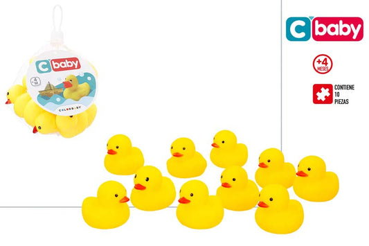 RAČKE GUMIJASTE, 10 DELNI SET, 14X13CM