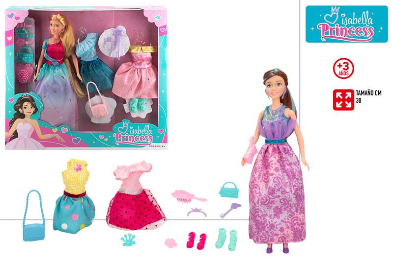 PUNČKA SET Z OBLEKAMI 35X32CM