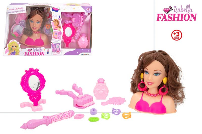 LUTKA FRIZERSKI SET 12 DELNI Z NAKITOM 35X20CM
