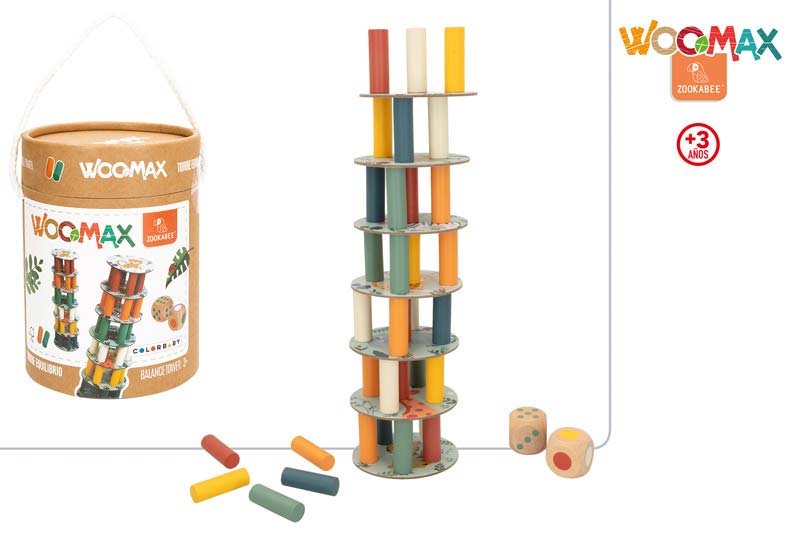 STOLP RAVNOTEŽJA LESENI 17X12CM
