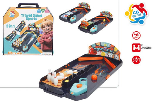 IGRA POTOVALNA 3V1 2 IGRALCA 20X19CM