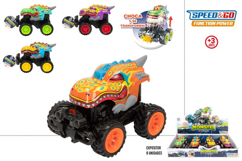 VOZILO DINOZAVER 16X11CM