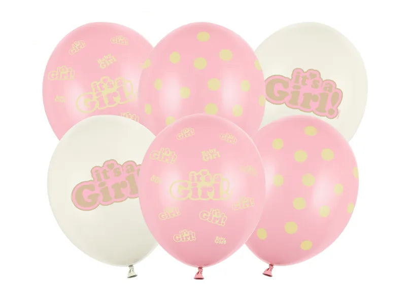 BALONI "IT'S A GIRL" SORTIRANI 30CM 6 KOSOV