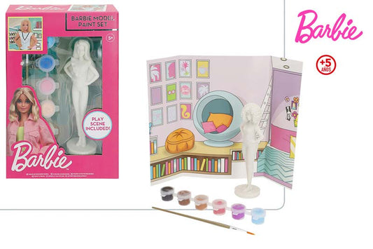 USTVARJALNI SET BARBIE POBARVAJ SVOJO PUNČKO 21X14CM
