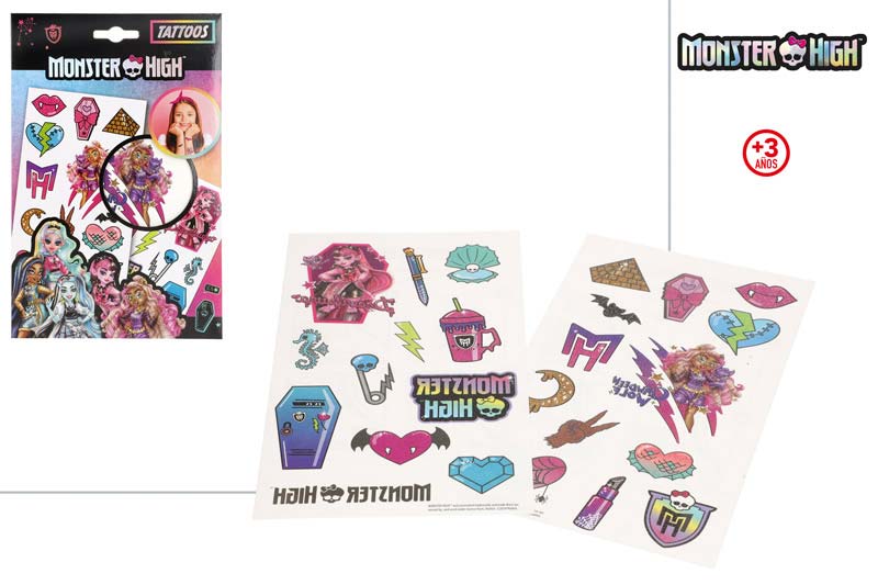 SET TATU NALEPK MONSTER HIGH 24X15CM