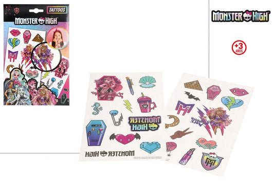 SET TATU NALEPK MONSTER HIGH 24X15CM