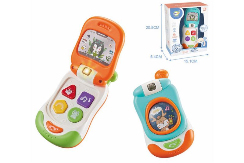 TELEFON OTROŠKI Z ZVOKOM IN LUČJO 20X15CM