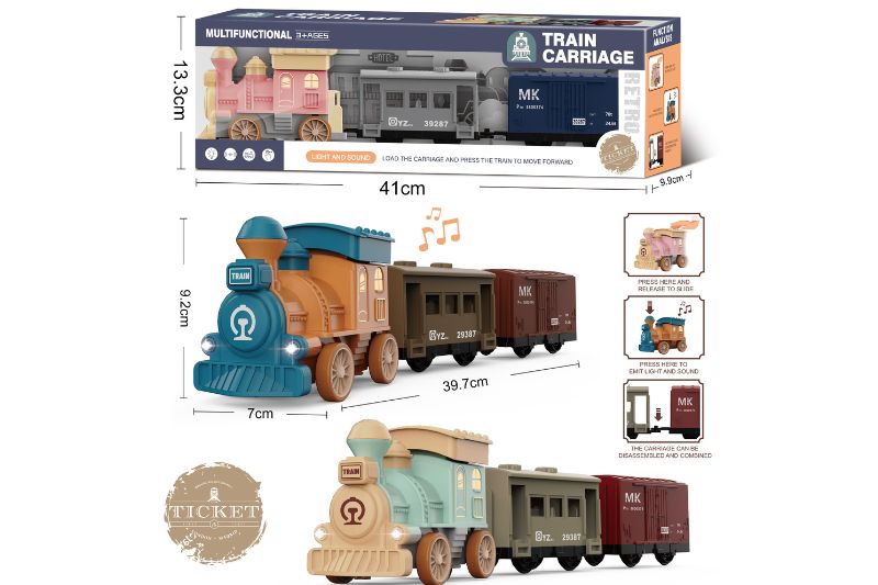 VLAK Z ZVOKOM IN LUČJO 40CM