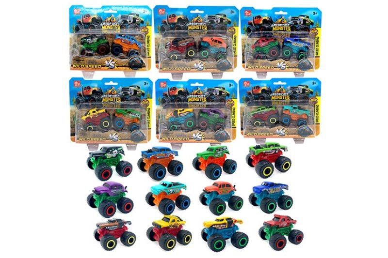 BIGFOOT MONSTER 2 VOZILI 20X16CM