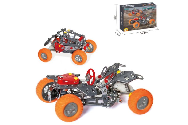 SET ZA  SESTAVLJANJE VOZILO, 147 DELNI 24X17CM