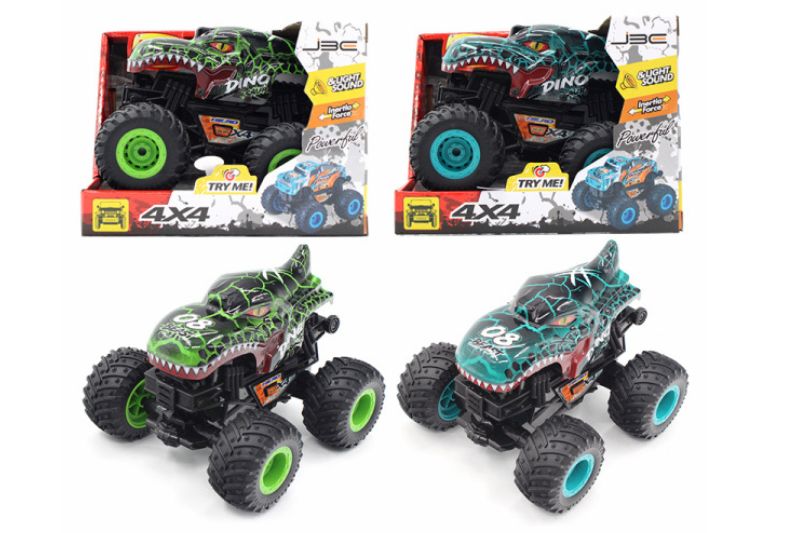 AVTO DINOZAVER Z ZVOKOM IN LUČJO 21X10CM