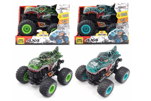 AVTO DINOZAVER Z ZVOKOM IN LUČJO 21X10CM