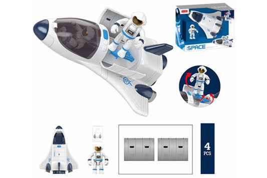 VESOLJSKA RAKETA Z ZVOKOM IN LUČJO 24X19CM