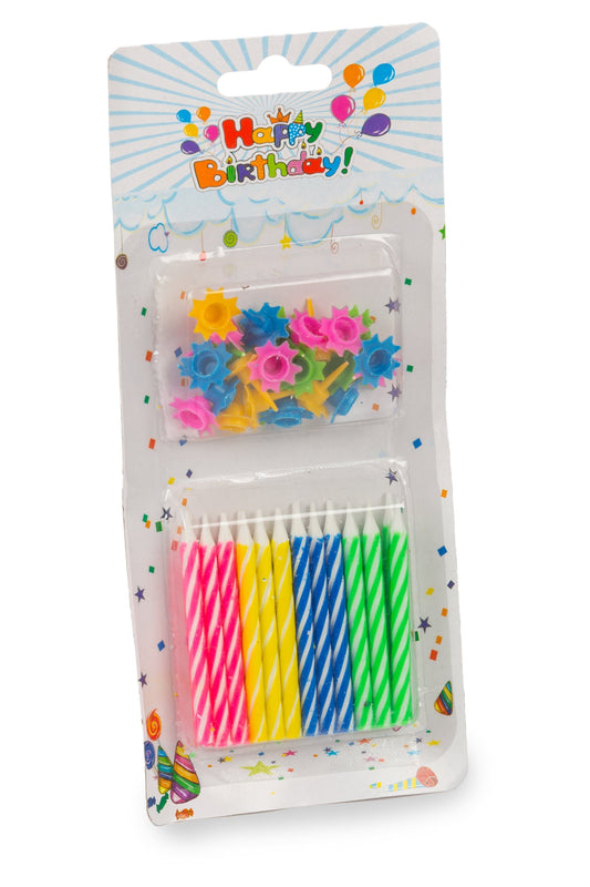 SVEČKE ZA TORTO 12 KOSOV 18X8CM